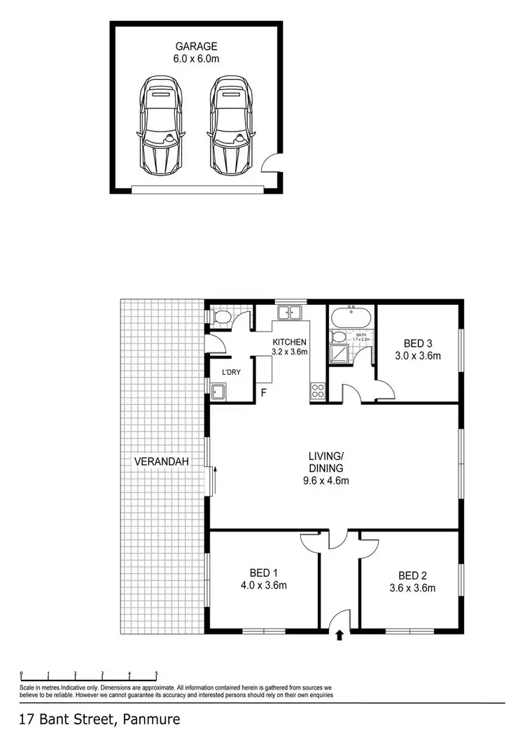 Floorplan of Homely house listing, 17 Bant Street, Panmure VIC 3265