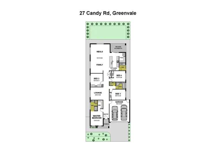 Floorplan of Homely house listing, 27 Candy Road, Greenvale VIC 3059
