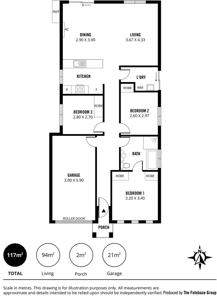 Floorplan of Homely house listing, 6/44 Charlotte Street, Smithfield SA 5114