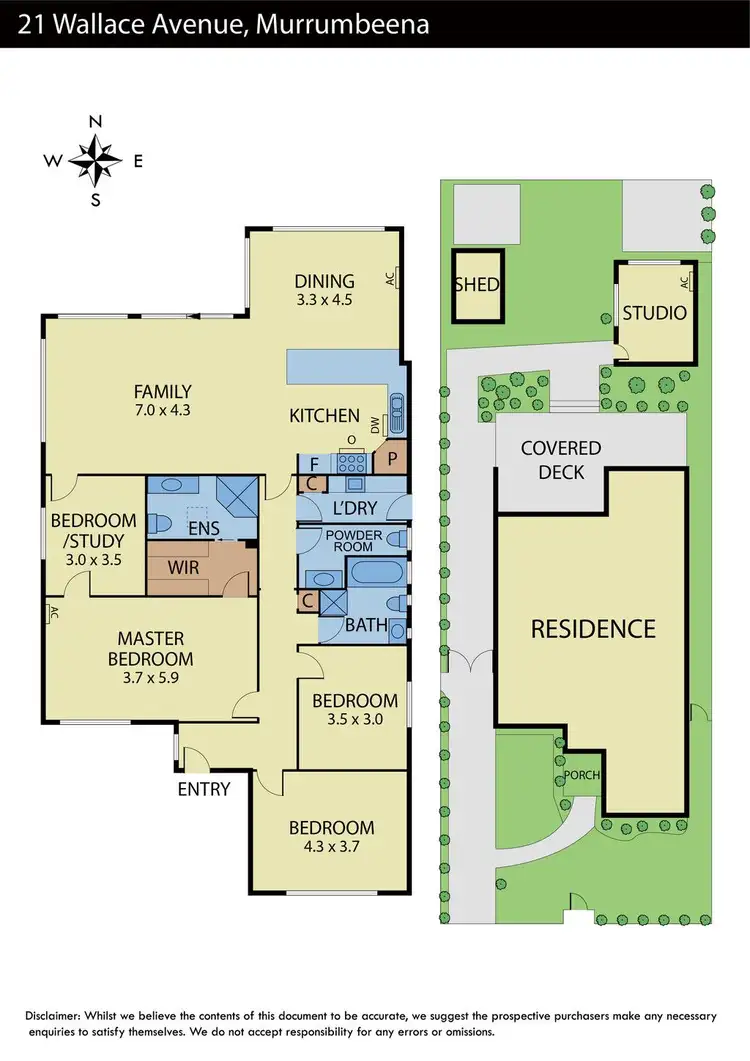 Floorplan of Homely house listing, 21 Wallace Avenue, Murrumbeena VIC 3163