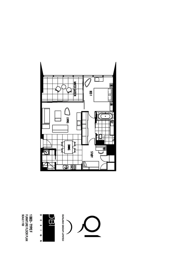 Floorplan of Homely apartment listing, 2908/9 Hamilton Avenue, Surfers Paradise QLD 4217