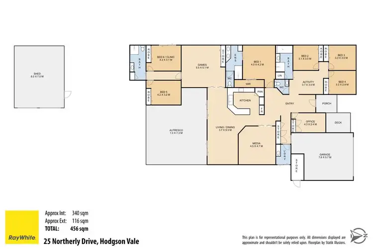 Floorplan of Homely house listing, 25 Northerly Drive, Hodgson Vale QLD 4352