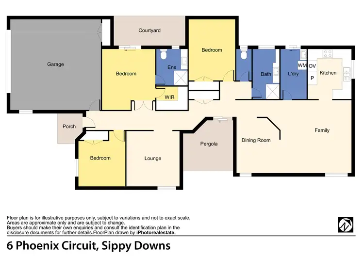 Floorplan of Homely house listing, 6 Phoenix Circuit, Sippy Downs QLD 4556