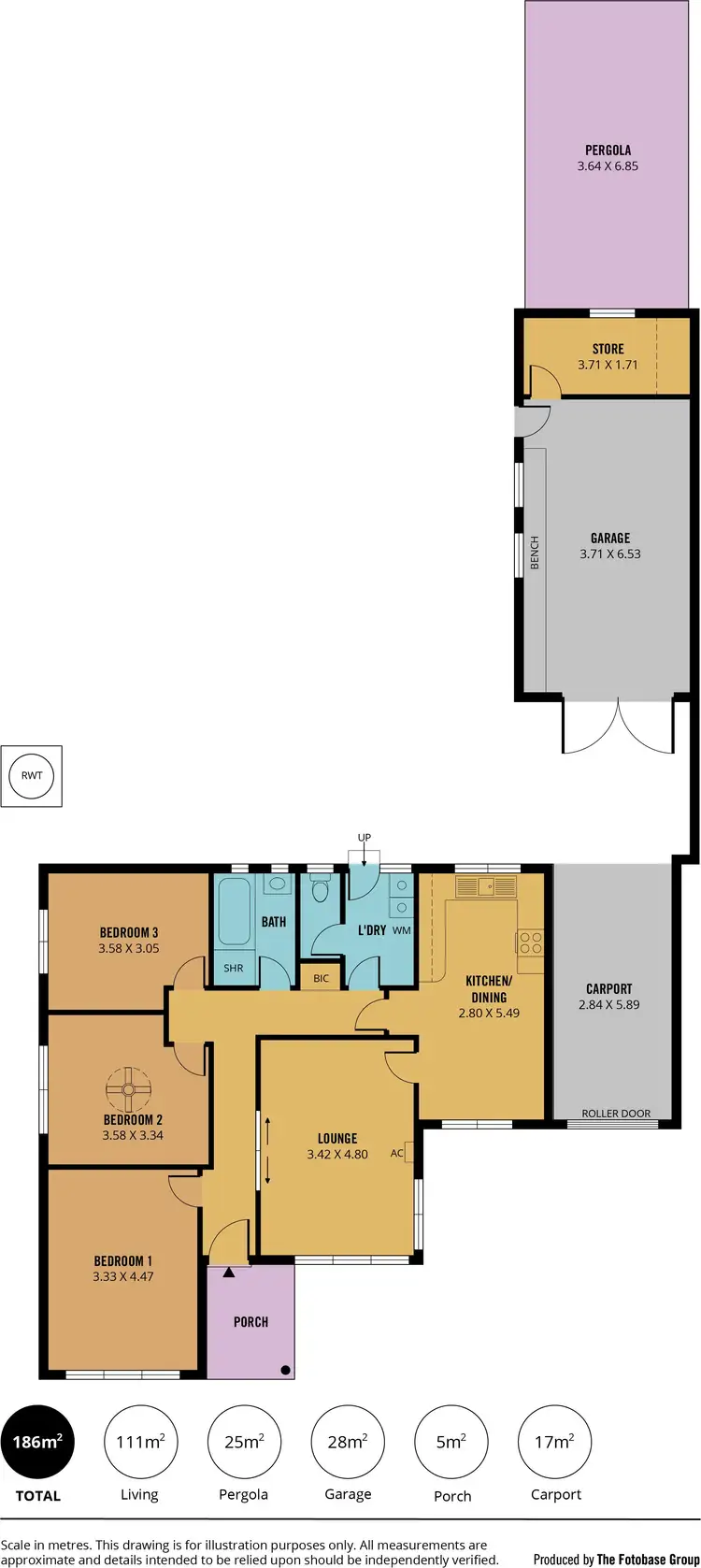 Floorplan of Homely house listing, 54 Belford Avenue, Devon Park SA 5008