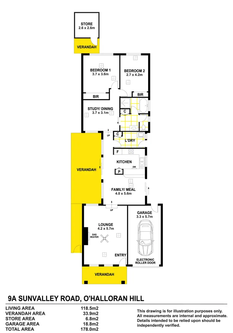 Floorplan of Homely house listing, 9A Sunvalley Road, O'halloran Hill SA 5158