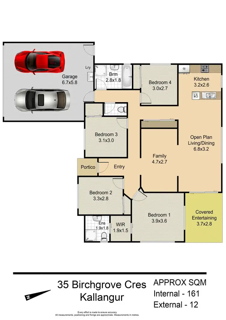 Floorplan of Homely house listing, 35 Birchgrove Crescent, Kallangur QLD 4503