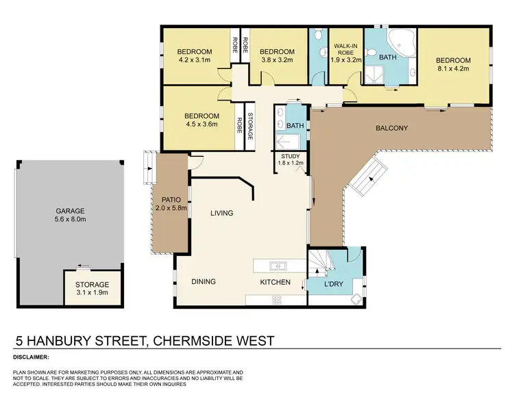 Floorplan of Homely house listing, 5 Hanbury Street, Chermside West QLD 4032