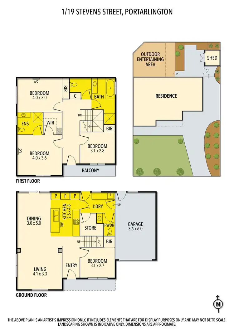 Floorplan of Homely house listing, 1/19 Stevens Street, Portarlington VIC 3223