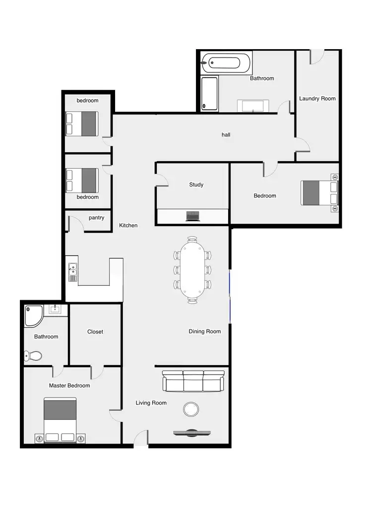 Floorplan of Homely house listing, 1A Commercial Street, Merbein VIC 3505