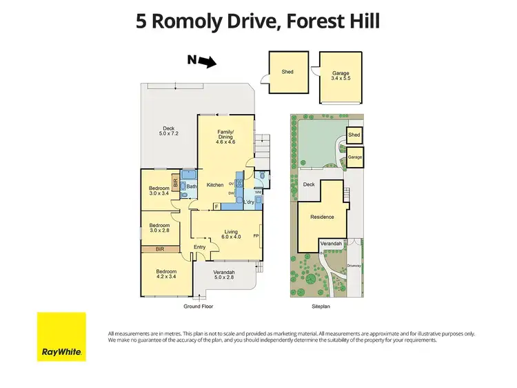 Floorplan of Homely house listing, 5 Romoly Drive, Forest Hill VIC 3131