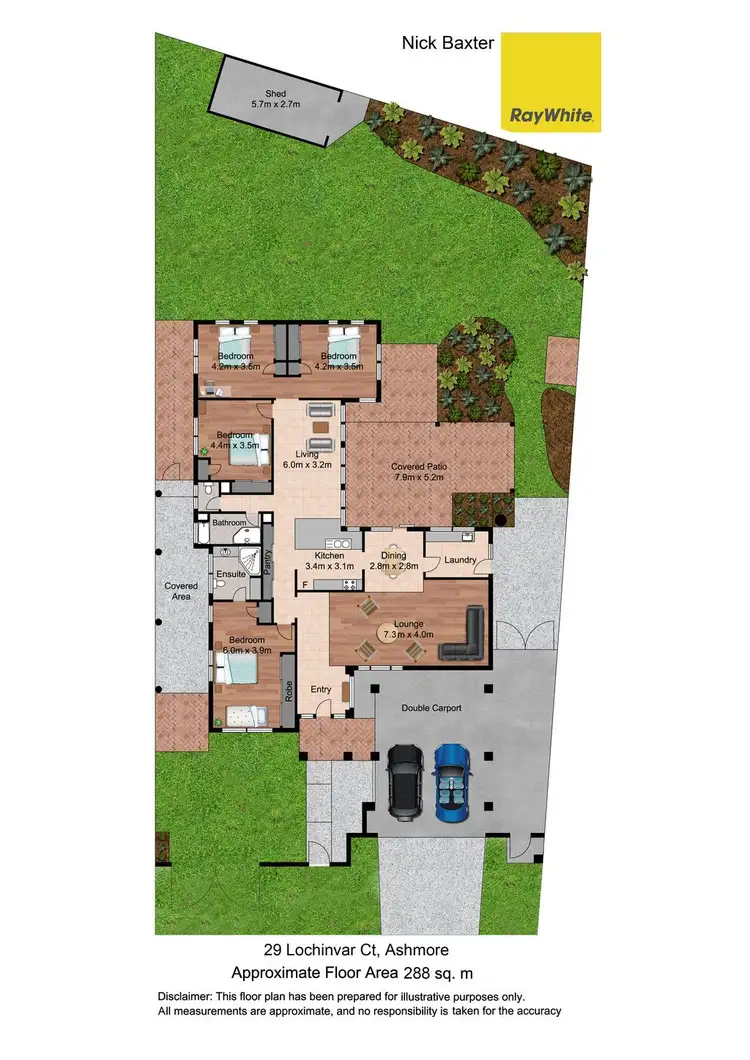 Floorplan of Homely house listing, 29 Lochinvar Court, Ashmore QLD 4214