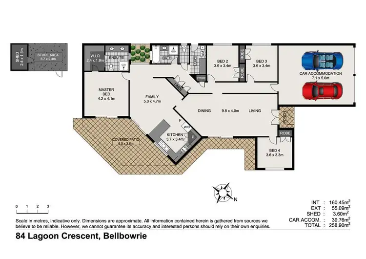 Floorplan of Homely house listing, 84 Lagoon Crescent, Bellbowrie QLD 4070