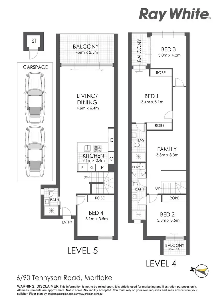 Floorplan of Homely apartment listing, 6/90 Tennyson Road, Mortlake NSW 2137