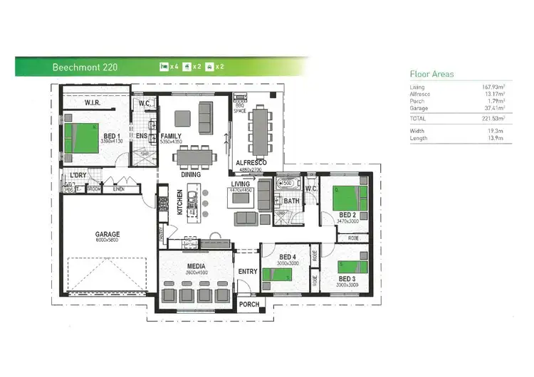 Floorplan of Homely house listing, 152 - 158 Condamine Drive, Logan Village QLD 4207