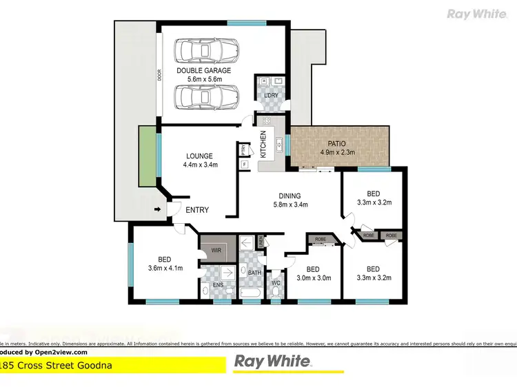 Floorplan of Homely house listing, 185 Cross Street, Goodna QLD 4300