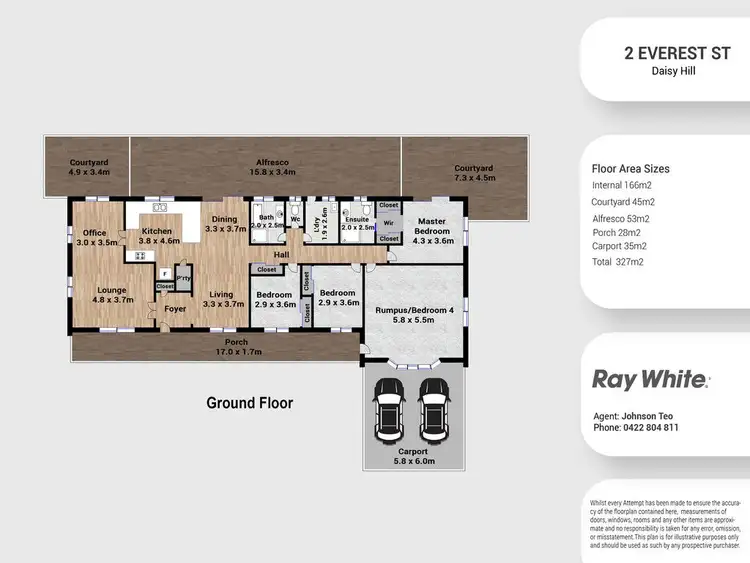 Floorplan of Homely house listing, 2 Everest Street, Daisy Hill QLD 4127