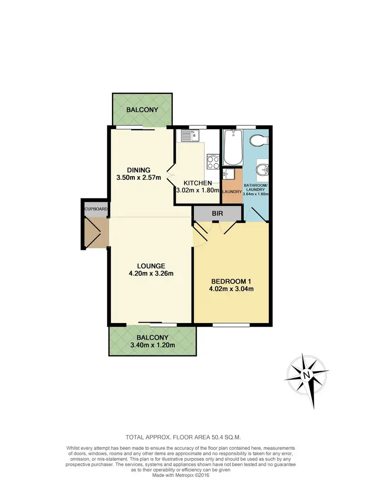 Floorplan of Homely unit listing, 8/118 Manning Street, Kiama NSW 2533