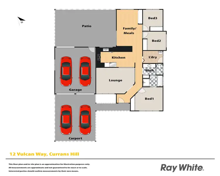 Floorplan of Homely house listing, 12 Vulcan Way, Currans Hill NSW 2567