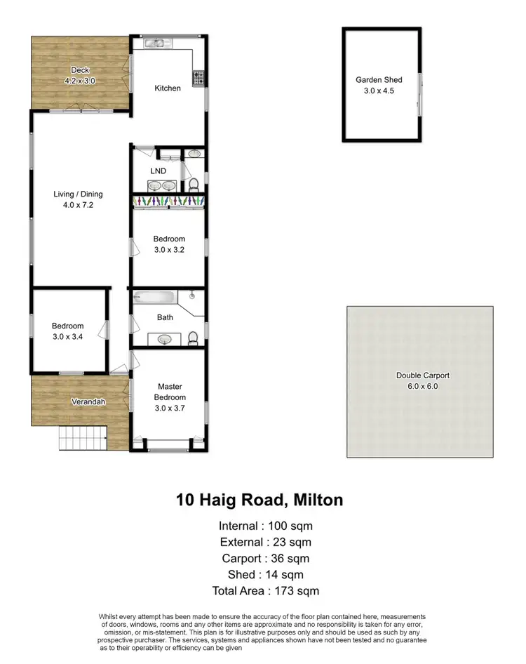 Floorplan of Homely house listing, 10 Haig Road, Milton QLD 4064
