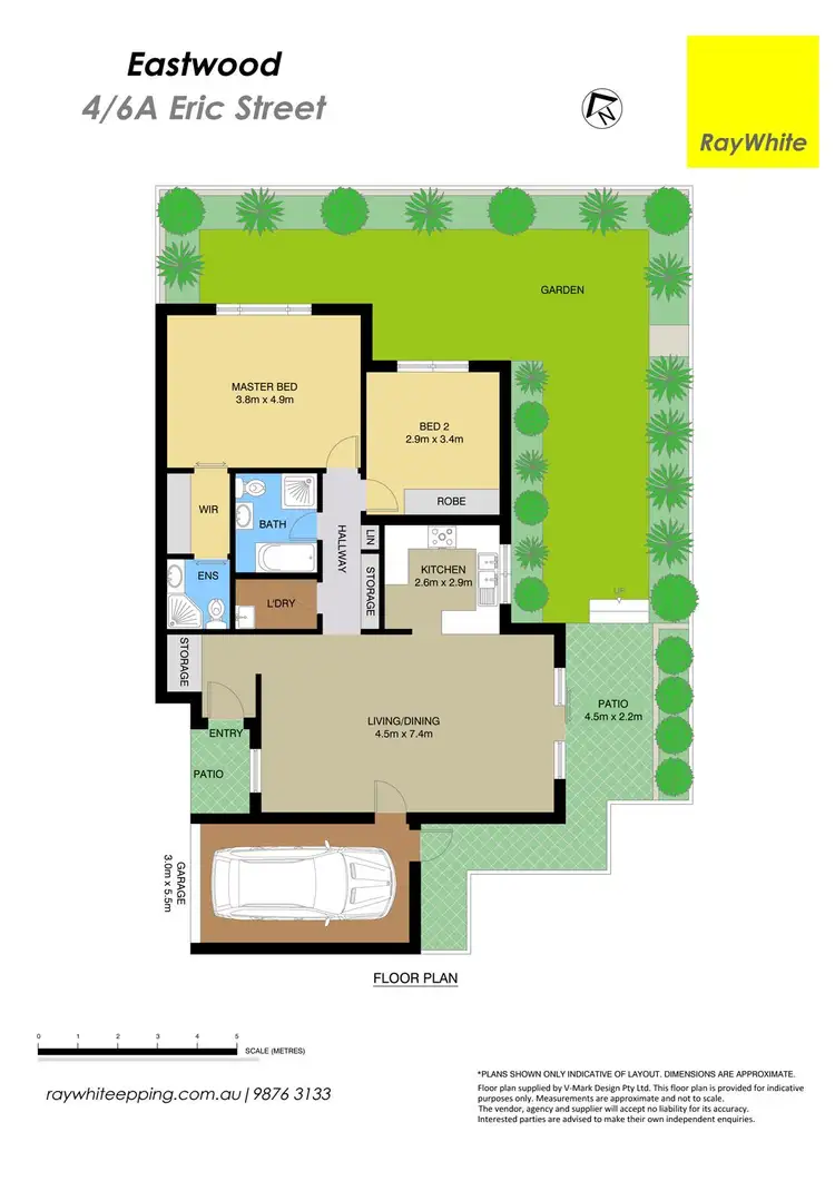 Floorplan of Homely villa listing, 4/6a Eric Street, Eastwood NSW 2122