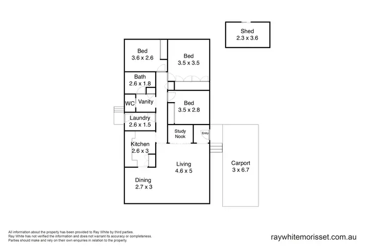 Floorplan of Homely house listing, 5 Narara Road, Cooranbong NSW 2265