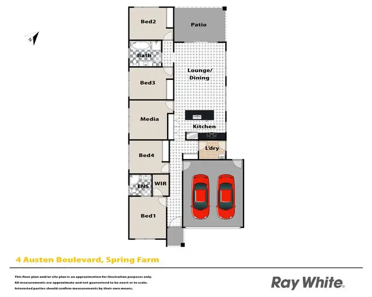 Floorplan of Homely house listing, 4 Austen Boulevard, Spring Farm NSW 2570