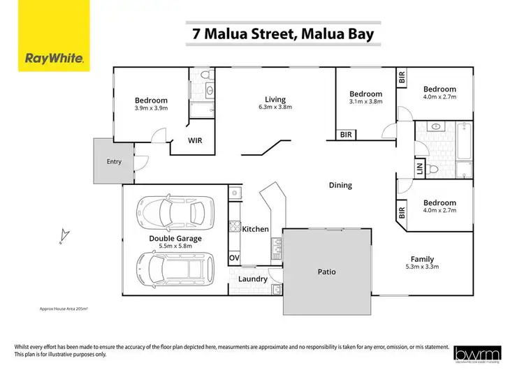 Floorplan of Homely house listing, 7 Malua Street, Malua Bay NSW 2536