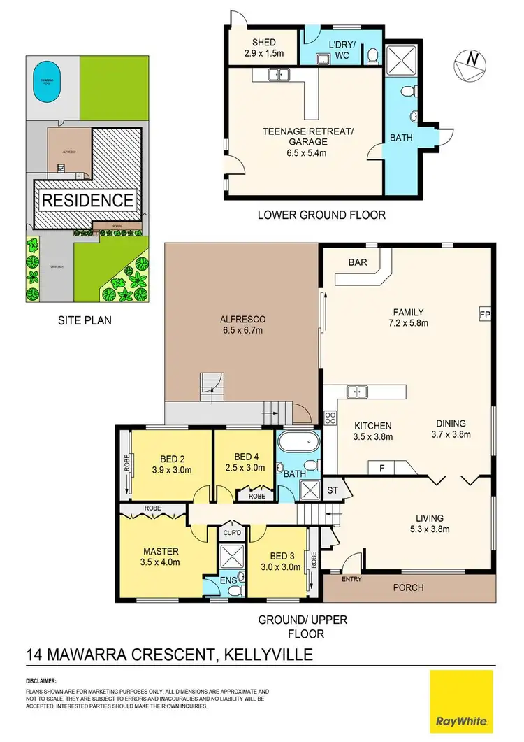 Floorplan of Homely house listing, 14 Mawarra Crescent, Kellyville NSW 2155