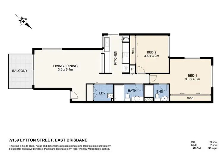 Floorplan of Homely apartment listing, 7/139 Lytton Road (Cnr Walter Avenue), East Brisbane QLD 4169