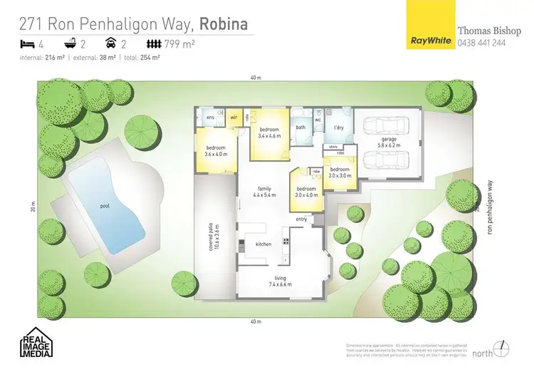 Floorplan of Homely house listing, 271 Ron Penhaligon Way, Robina QLD 4226