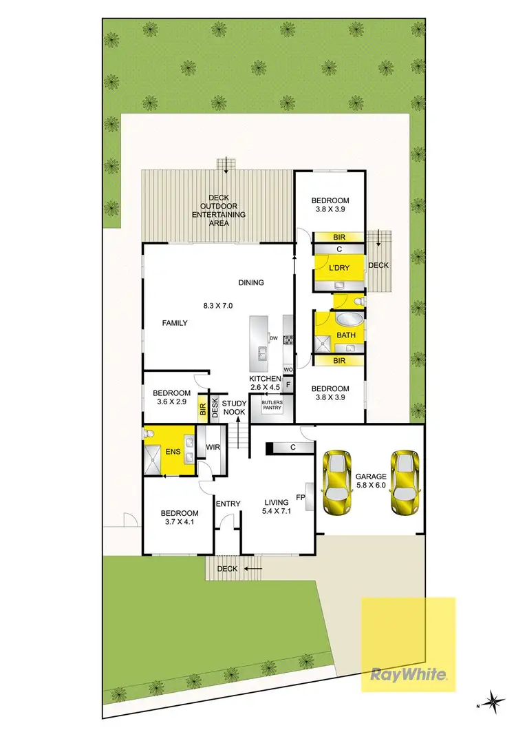 Floorplan of Homely house listing, 32 Foymount Crescent, Highton VIC 3216