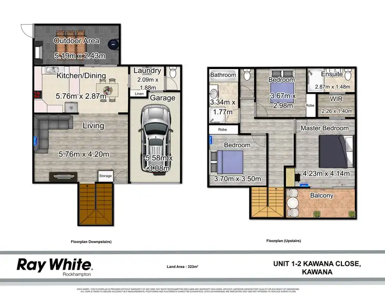 Floorplan of Homely unit listing, 1/2 Kawana Close, Kawana QLD 4701
