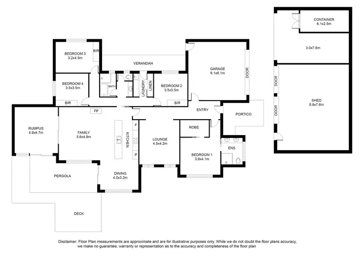 Floorplan of Homely house listing, 5 Compton Rise Crescent, Suttontown SA 5291