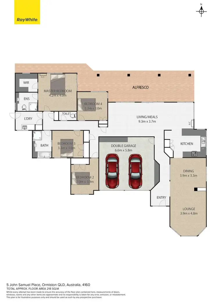 Floorplan of Homely house listing, 5 John Samuel Place, Ormiston QLD 4160