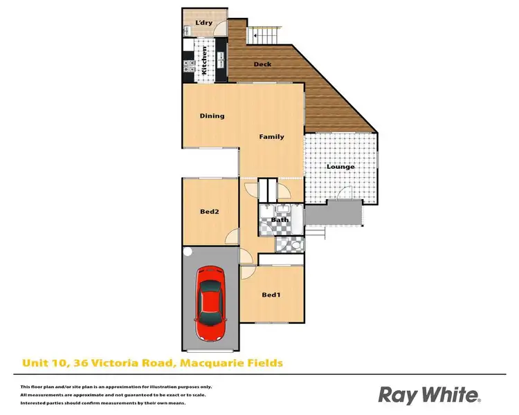 Floorplan of Homely villa listing, 10/36 Victoria Road, Macquarie Fields NSW 2564