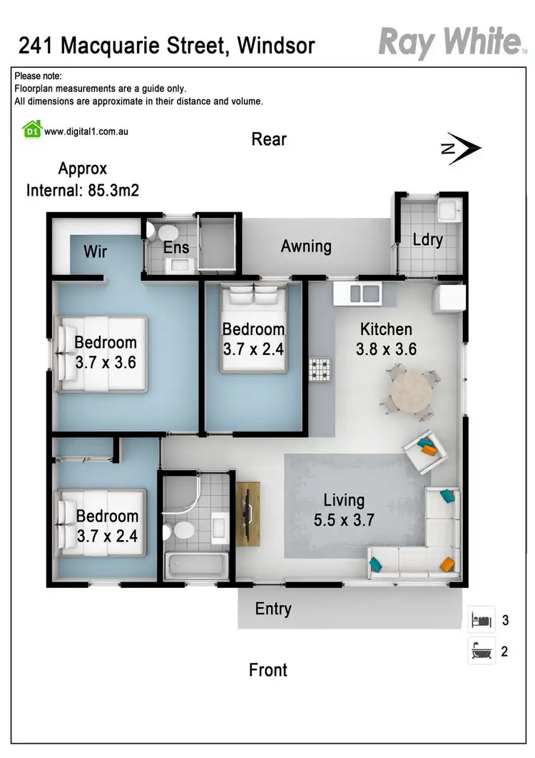 Floorplan of Homely house listing, 241A Macquarie Street, South Windsor NSW 2756