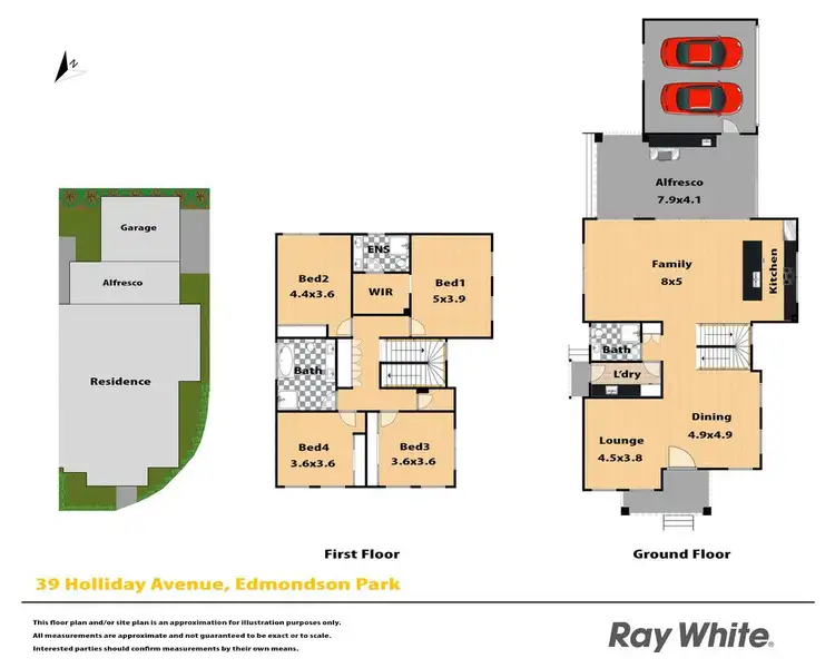 Floorplan of Homely house listing, 39 Holliday Avenue, Edmondson Park NSW 2174