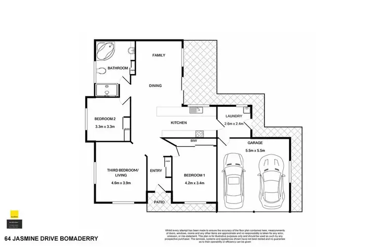 Floorplan of Homely house listing, 64 Jasmine Drive, Bomaderry NSW 2541