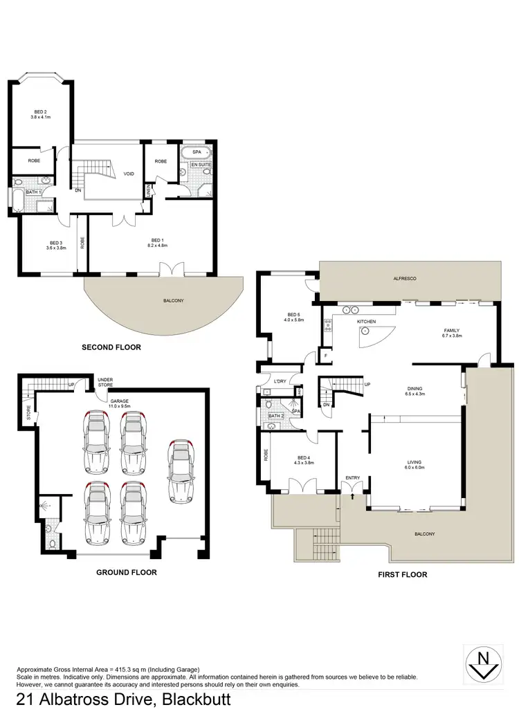 Floorplan of Homely house listing, 21 Albatross Drive, Blackbutt NSW 2529