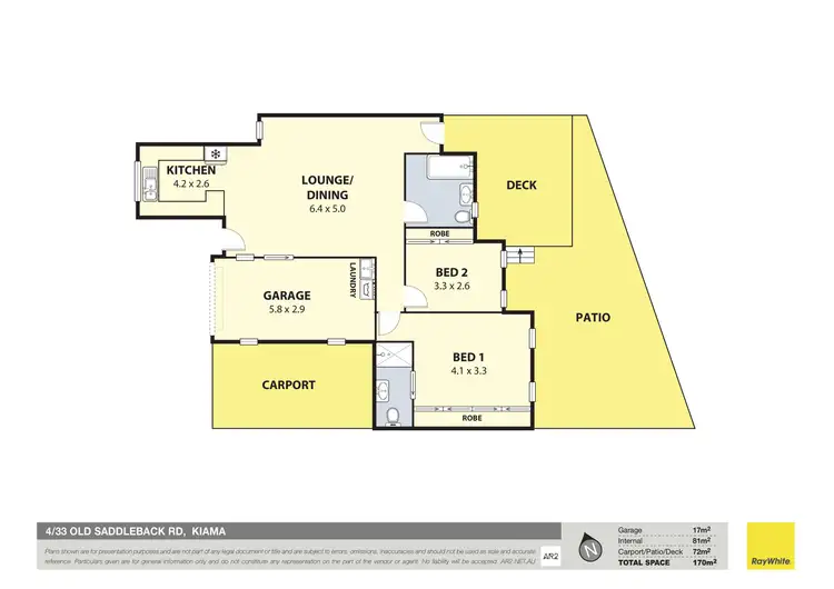 Floorplan of Homely villa listing, 4/33 Old Saddleback Road, Kiama NSW 2533