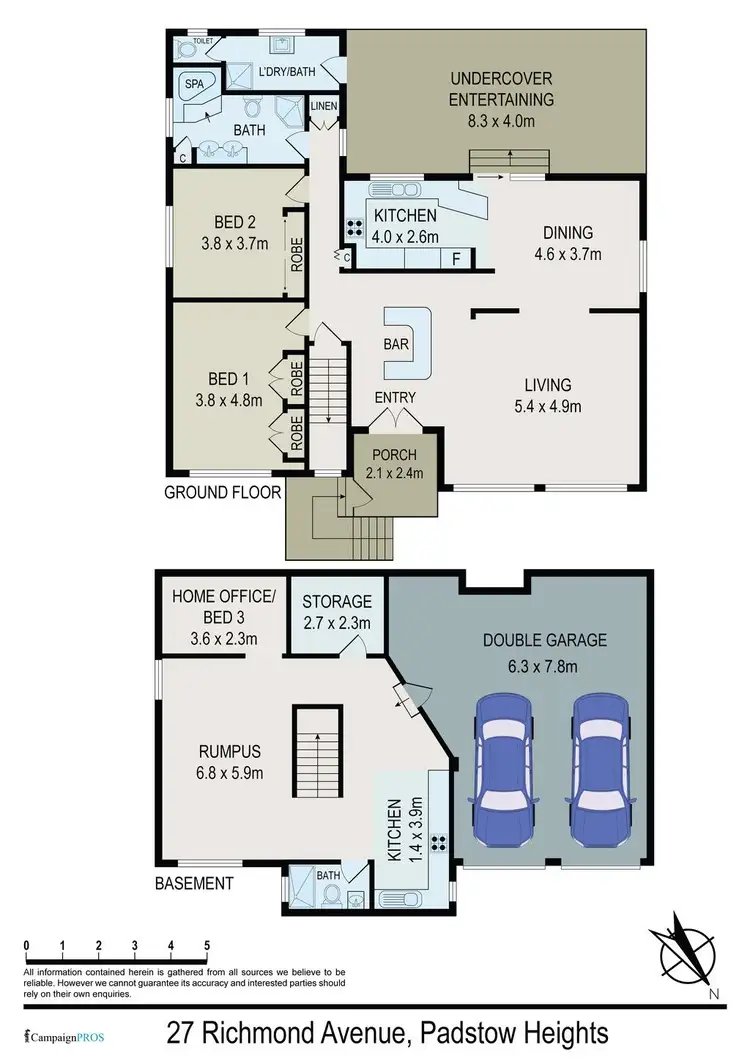 Floorplan of Homely house listing, 27 Richmond Avenue, Padstow Heights NSW 2211