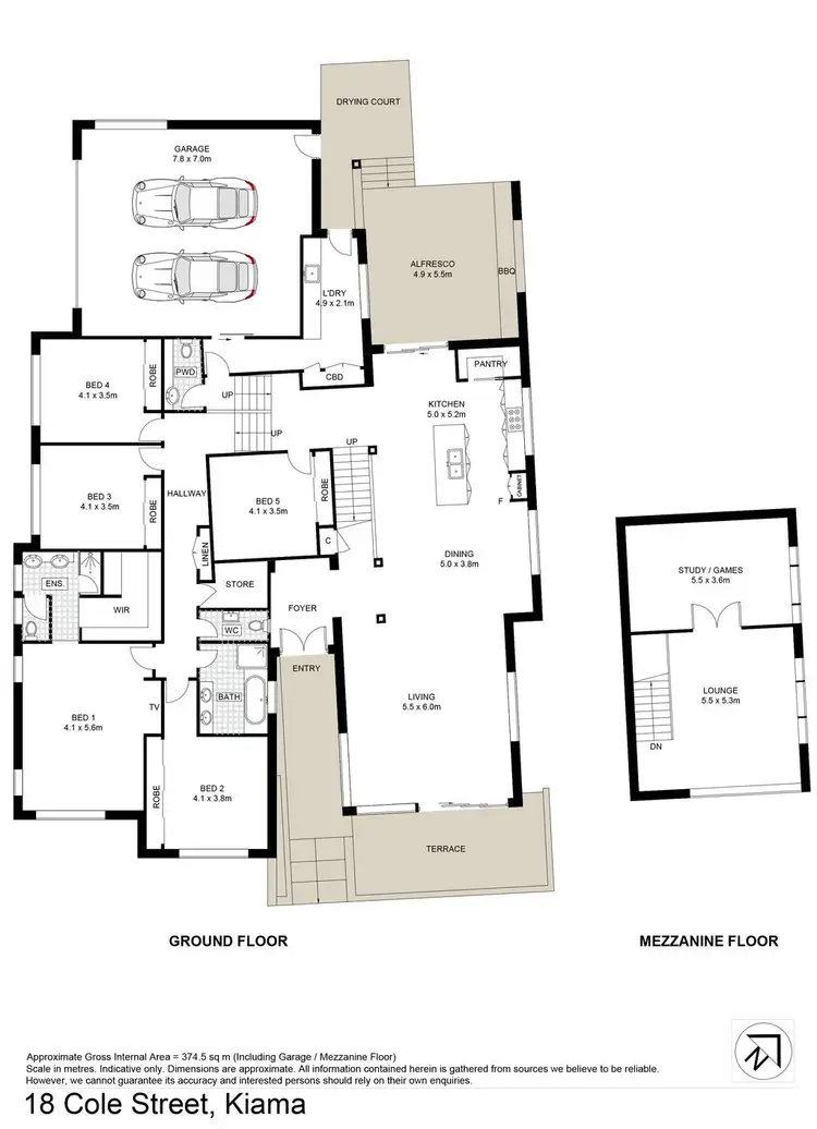 Floorplan of Homely house listing, 18 Cole Street, Kiama NSW 2533