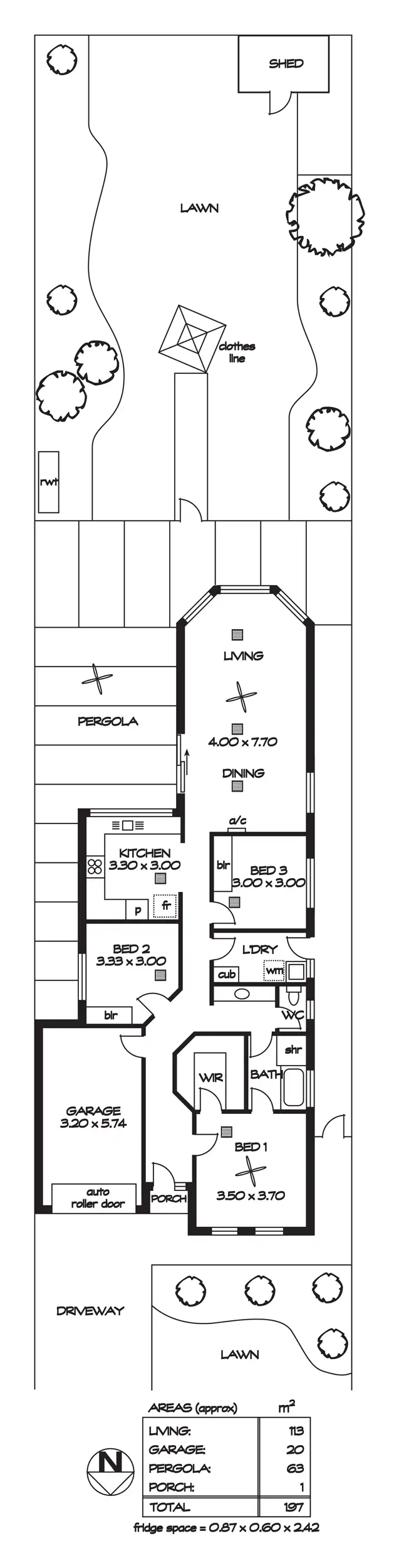 Floorplan of Homely house listing, 13 Brand Street, Oakden SA 5086