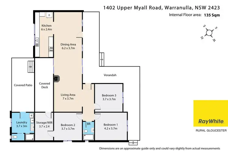 Floorplan of Homely rural property listing, 1402 Upper Myall Road, Bulahdelah NSW 2423