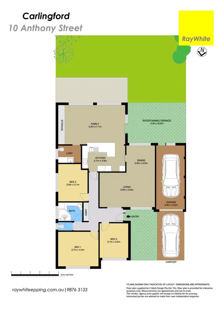 Floorplan of Homely house listing, 10 Anthony Street, Carlingford NSW 2118