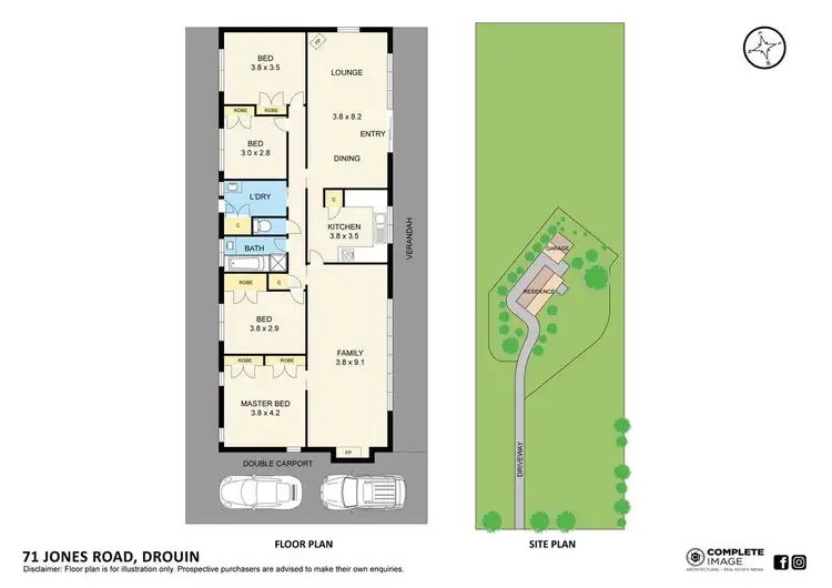 Floorplan of Homely rural property listing, 71 Jones Road, Drouin VIC 3818