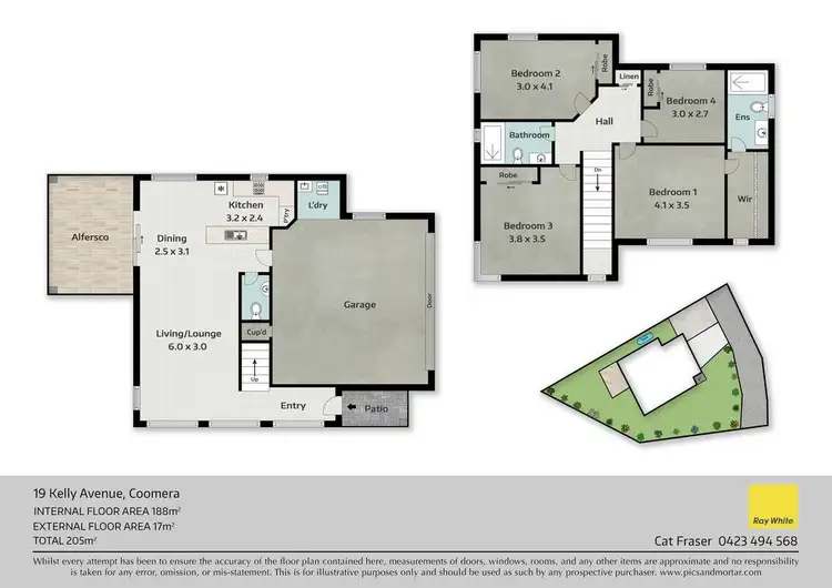 Floorplan of Homely house listing, 19 Kelly Avenue, Coomera QLD 4209