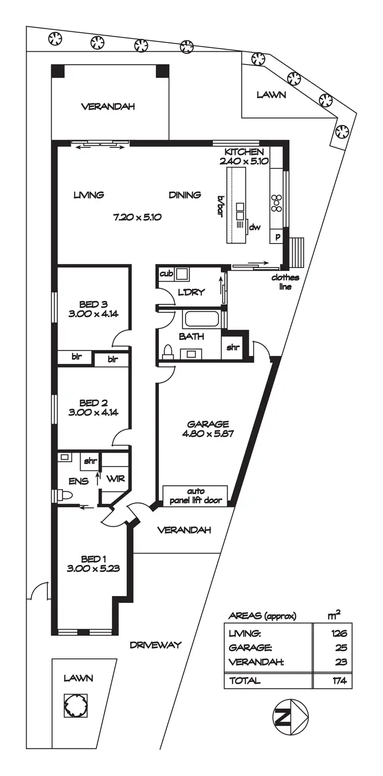 Floorplan of Homely house listing, 67A Redward Avenue, Greenacres SA 5086