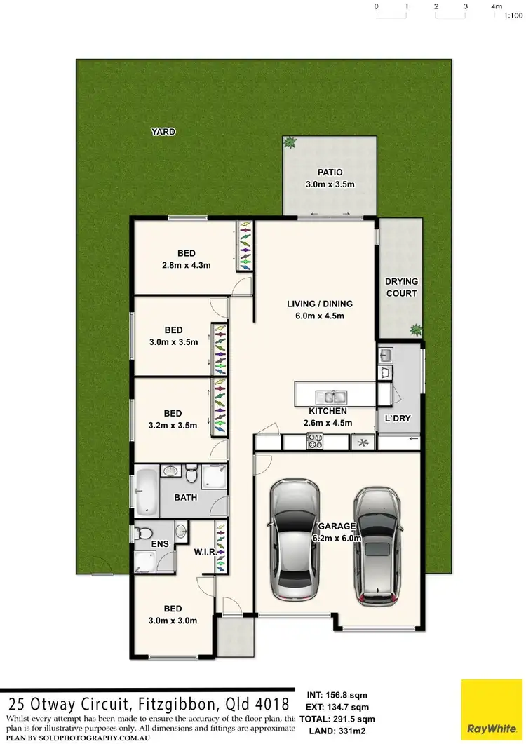 Floorplan of Homely house listing, 25 Otway Circuit, Fitzgibbon QLD 4018