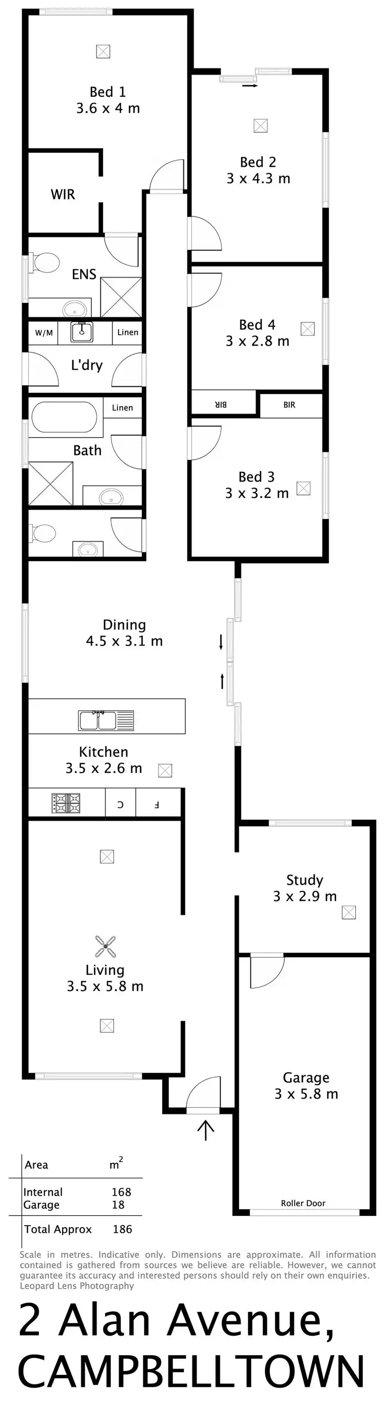 Floorplan of Homely house listing, 2a Alan Avenue, Campbelltown SA 5074